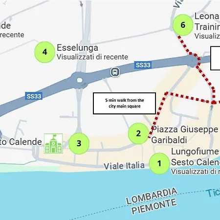 Apartmán Riverwell Sesto Calende