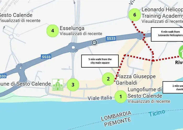 Apartmán Riverwell Sesto Calende